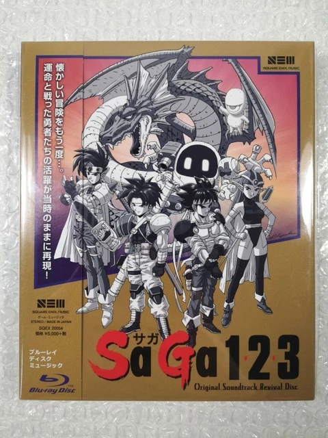 BLU-RAY SAGA 1,2,3 Original Soundtrack Revival Disc Japan New EUR
