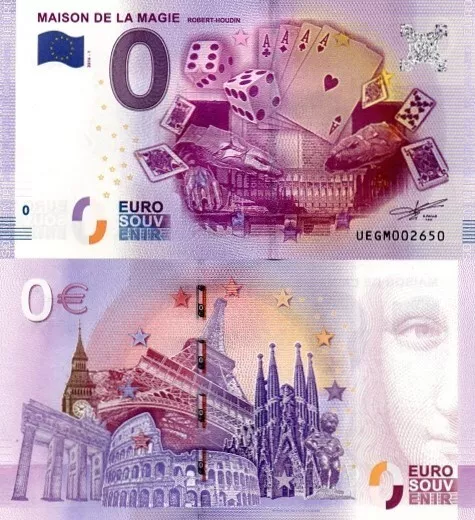 Billet 0 Euro - 2016-1 - Maison De La Magie - Robert Houdin - Uegm002650