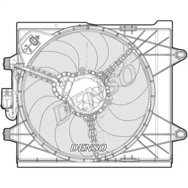 DENSO Ventilateur Refroidissement Moteur Convient pour Fiat 500 C DER09096