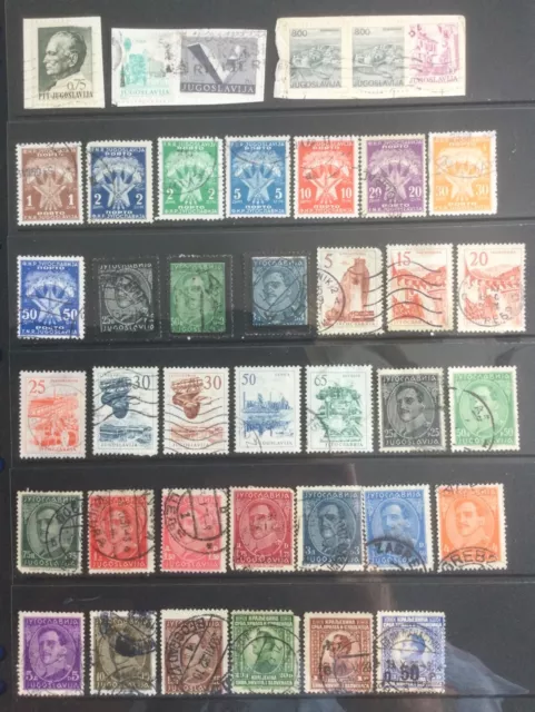 Yugoslavia stamps, mostly used from earlier, 4 pics