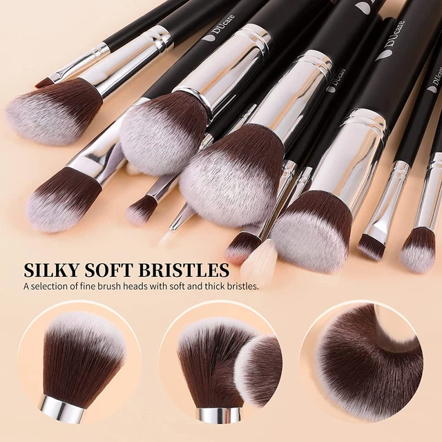 Pennelli Make up Set 15Pcs Pennelli Trucco Professionali Set Di Pennelli Da Truc 3