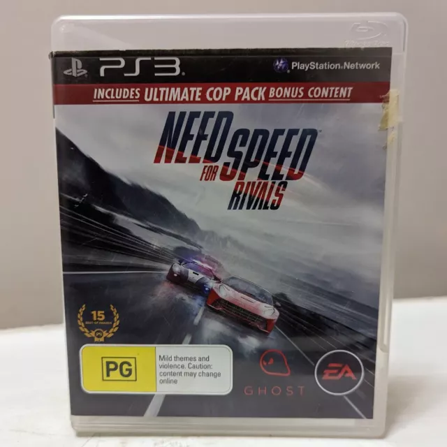 Replacement Case ONLY for NEED FOR SPEED RIVALS PLAYSTATION 3 PS3 