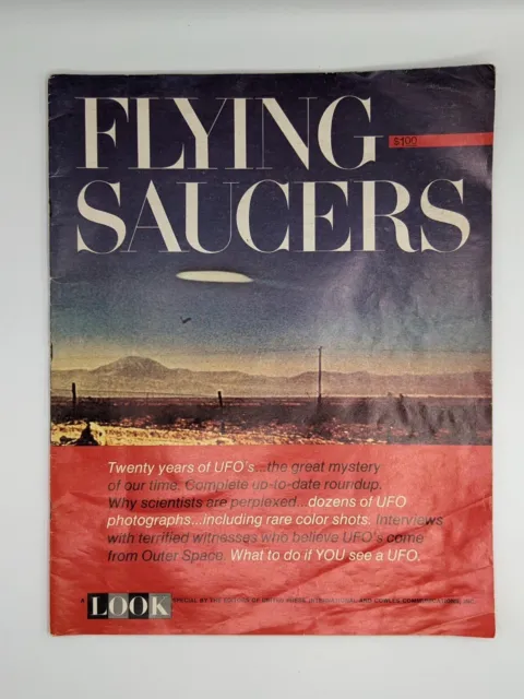 Vintage LOOK Magazine 1967 Special Issue Flying Saucers UFO Aliens Collectors