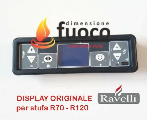 DISPLAY ORIGINALE RAVELLI Ecoteck Per Stufa Pellet R70 R120 Codice 55240  EUR 99,00 - PicClick FR