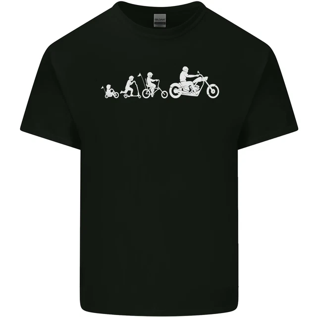 T-shirt Evolution moto biker bambini