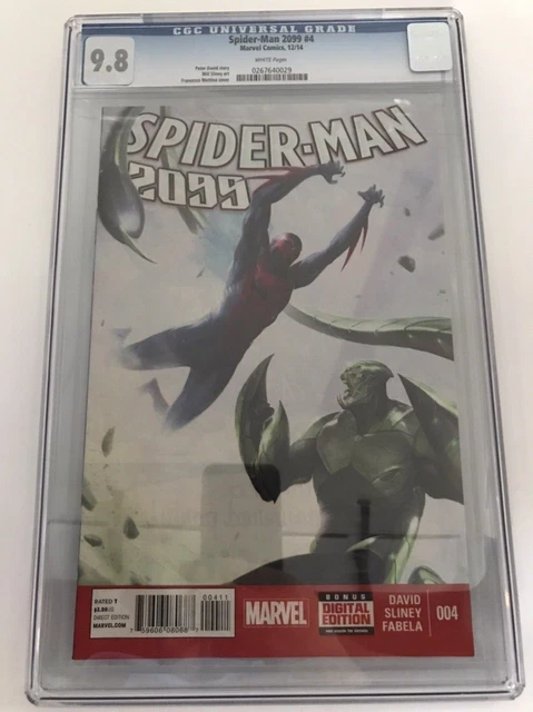 Spider Man 2099 #4 White Pages Marvel Comics 12/14 CGC Graded 9.8!! No reserve!!