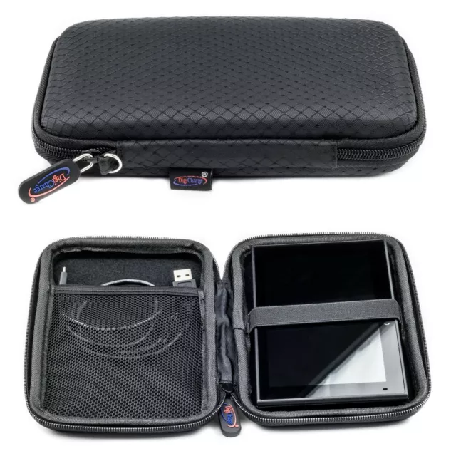 Slim Hard Carry Case For Garmin Fleet 660 670V 670 Camper 660LMT-D Hand Strap