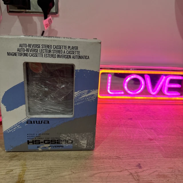 AIWA HS-PC202MII Dolby B-C Kassettenplayer, Riemen neu, überholt, wie