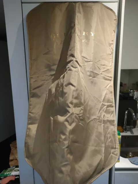 Burberry Authentic Garment Bag Suit Coat Dust Cover Travel Carriers long, Good