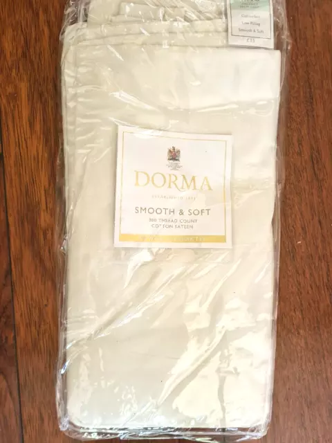 NUOVO CON SCATOLA DORMA RRP: £35 38 cm king size profondo Valance 300 filetti cotone sateen