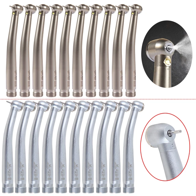 Yabangbang E-generator Dental LED Fiber Optic High Speed Handpiece 2hole Fit NSK