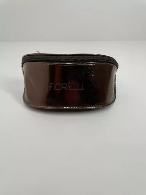 Fiorelli sun glasses case soft rose gold colour zip up spectacle storage