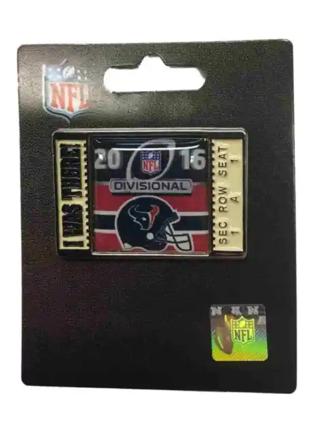 Houston Texans 2016 Afc Divisonal Spiel CM I Was There! Metall Reversnadel