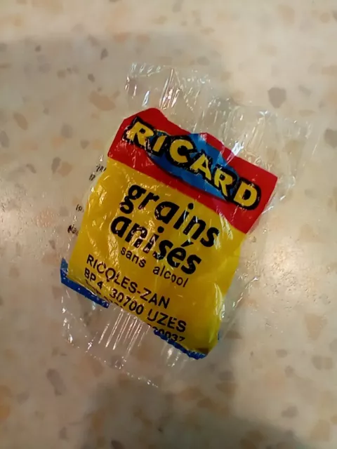 RICARD : Bonbons Grains Anisés Rare Sachet Jamais Ouvert  ** 3