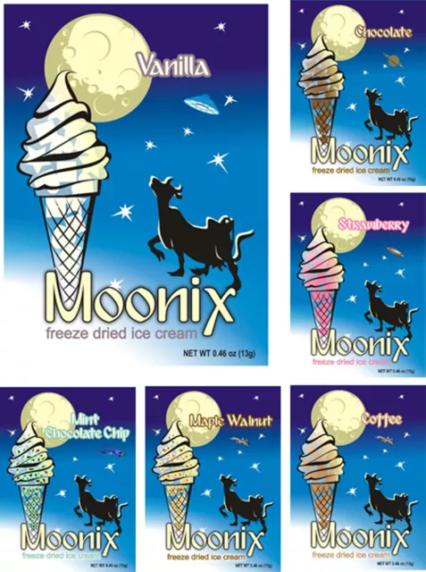 Moonix Freeze Dried Ice Cream 10 ct