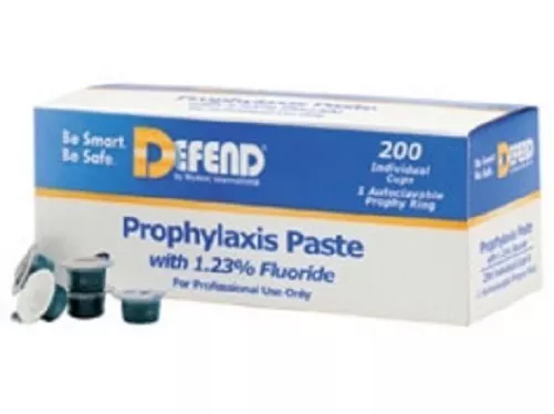 Defend Prophy Paste Coarse Grit Assorted Flavored With Fluoride 200/Box