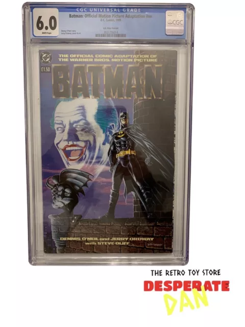 Batman Official Movie Adaptation #nn CGC 9.4 NM 1989 DC Comics graded