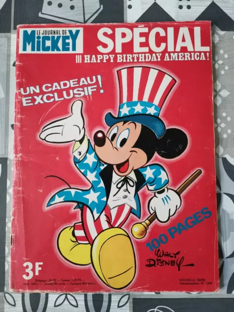 Magazine BD - Le journal de Mickey 1256 - Très Bon Etat