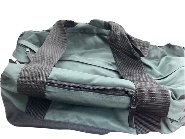 L.L. Bean Adventure medium duffle bag carry on  OV273 Green Water Resistant