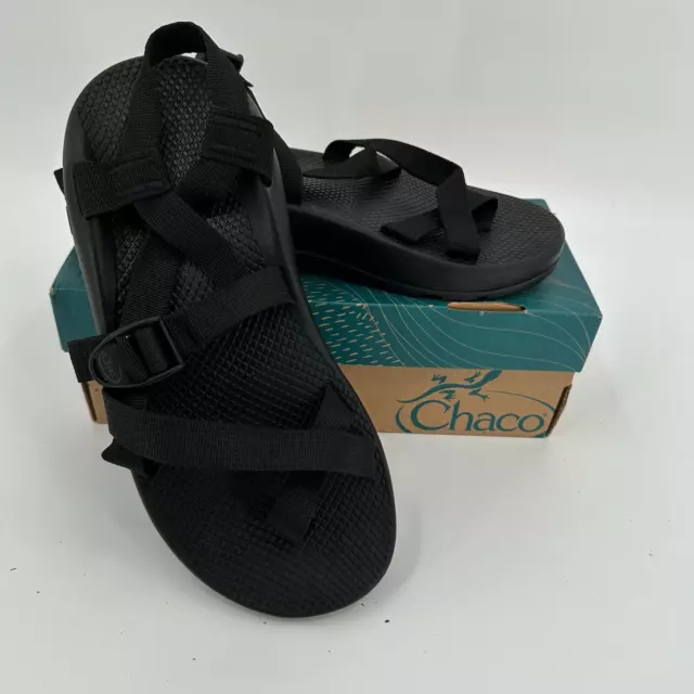 CHACO Z/1 CLASSIC Sandals Mens Size 11W Black Outdoor Toe Loop ...