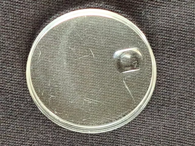 Uhrglas (Acryl) mit Lupe aus Rolex Datejust RefNr. 16013 (1988), gebraucht