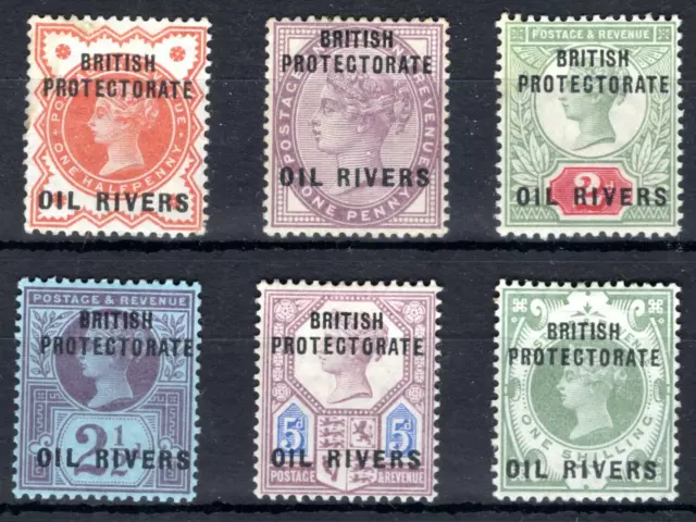 Nigeria OIL RIVERS SG1-6 GB Overprint Jubilee Set{6} Mint MM/MNH Cat £170+SS3701