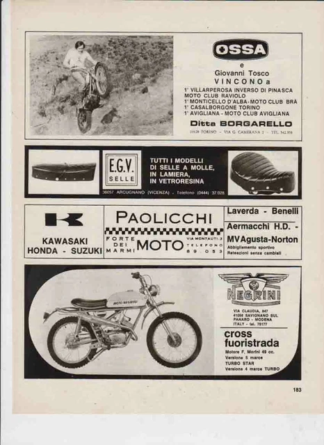 MOTO OSSA Rguh - POSTER HQ 40x60cm d'une AFFICHE VINTAGE