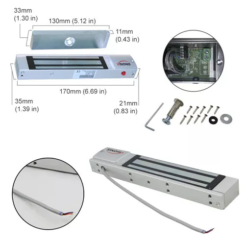 Two Door Visionis Access Control with Maglock 300lbs Wireless Receiver Remote 2