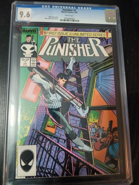 PUNISHER #1 1987 Marvel comics CGC 9.6 NM+