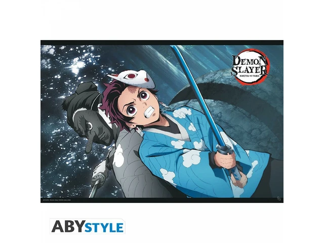 Poster Manga 13x18 Cm - Naruto, Son Goku, Tanjiro, Luffy, Midoria - Toile Sans Cadre
