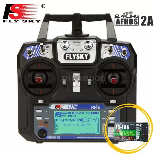 6CH RC Radio System Sender und Empfänger 2,4 GHz Fernbedienung für RC S9V4