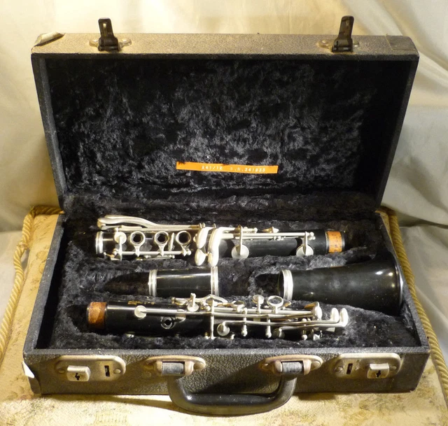 VINTAGE BOOSEY Hawkes Regent Clarinet 1960s Original Box S N