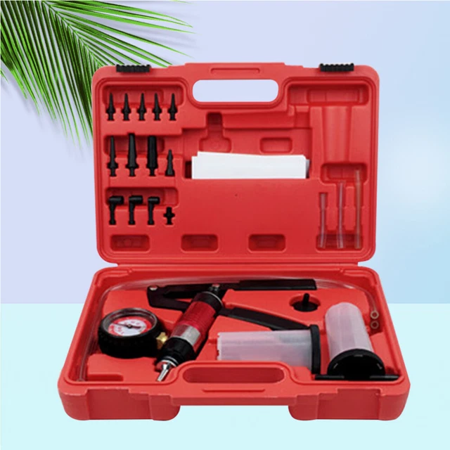 Kit dissanguamento freno pompa sottovuoto portatile pompa sottovuoto corpo pompa sottovuoto manuale pompa per