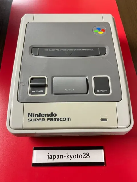 Nintendo Super Famicom Console SHVC-001 OEM SFC SNES Gray Tested from Japan