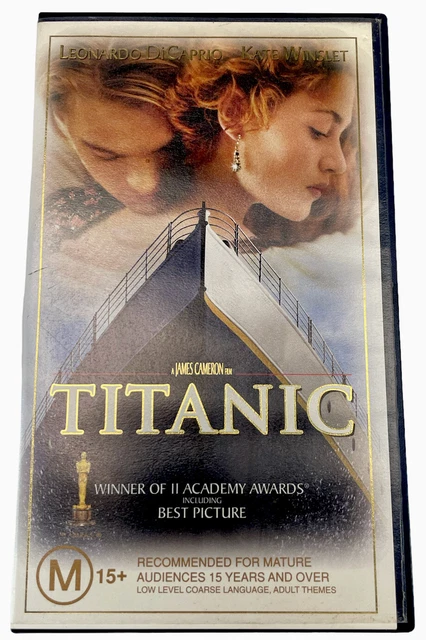 Titanic VHS Leonardo DiCaprio Video Cassette Tape Blue Small Box PAL G 1997