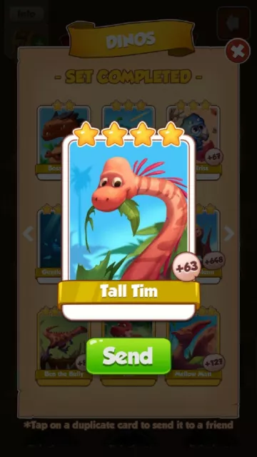 Coin Master Card Tall Tim (Fast Delivery)