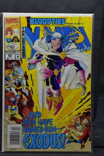 Uncanny X-Men #307 Newsstand Variant Marvel 1993 Claremont Bloodties Part 4 6.0