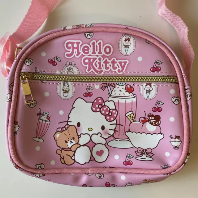 Women Girl's Hello Kitty Crossbody Small Canvas Handbag Travel Shoulder Bag
