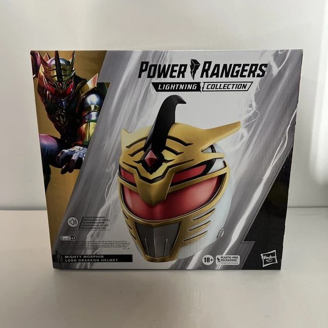 Power Rangers Lightning Collection Mighty Morphin Lord Drakkon Helmet EX Hasbro