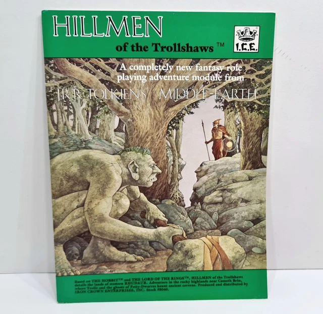 HILLMEN OF THE Trollshaws #8040 - Merp I.C.E. RPG 8040 Module ...