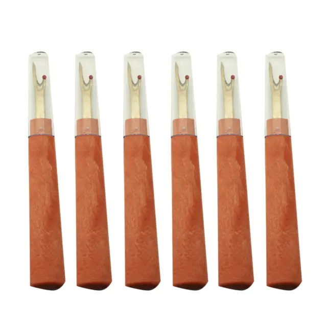 6 Pk. 5" Woody Seam Ripper with Safety Ball - Sewing & Quilting Tools