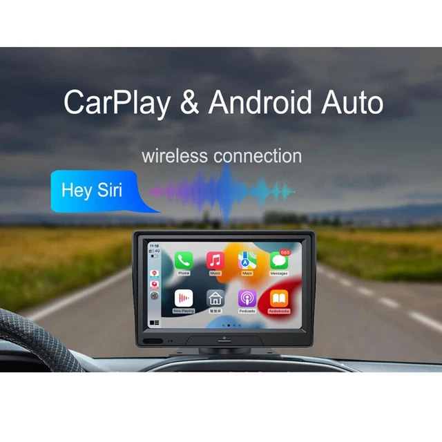 7inch Car Video Player FM Radio Bluetooth 5G WIFI Wireless Carplay Navigation