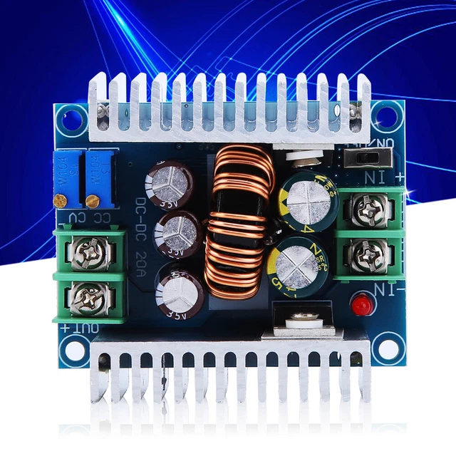 Power Module Constant Current Voltage Ammeter DC6‑40V To DC2‑36V 20A 300W FFG