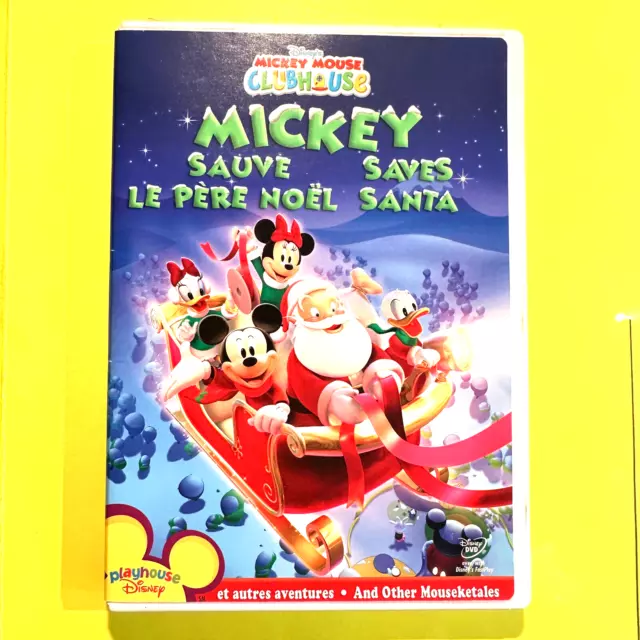 Mickey Mouse Clubhouse Mickey Saves Santa and Other Mouseketales DVD Bilingual