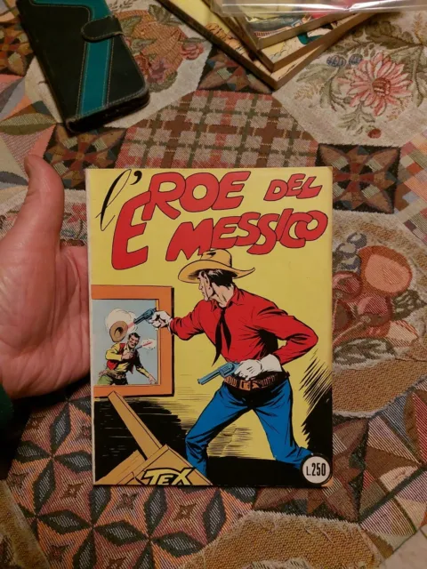 Tex Ristampa £200 edicola Grande in quarta di copertina N.4 L' Eroe Del Messico