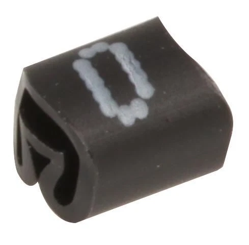 PRO POWER - Cable Marker 0 Black 100 Pack