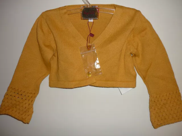 Kinder, Bolero, Strickjäckchen, Babys, Farbe Zimt 85-92cm 2J-3J