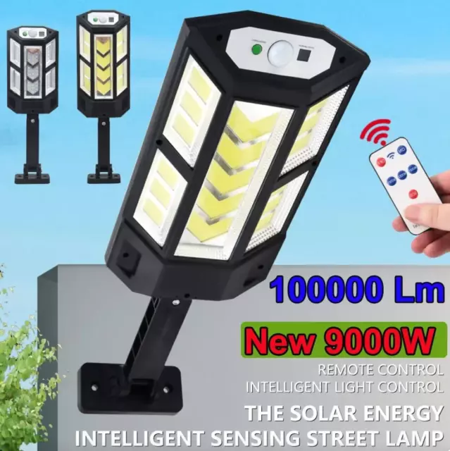 Lampada Solare con Sensore di Movimento: Modalità 4, Luminosità Elevata - 43SMD