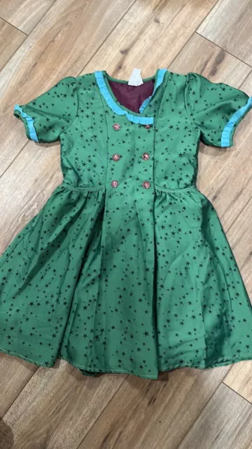 MATILDA JANE PLATINUM PAINT BY NUMBERS GREEN STARS DRESS Size 10