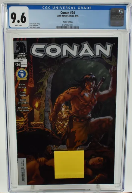 Conan #24 CGC 9.6 (2006) Tony Harris Cover "Nude" Edition Dark Horse Comics